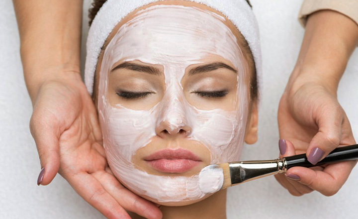 фото #1 с процедуры маска для лица - частного косметолога в Москве